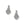 Load image into Gallery viewer, Halo Gemma Petite Heart Post Drop Earrings

