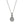 Load image into Gallery viewer, Halo Gemma Petite Teardrop Necklace

