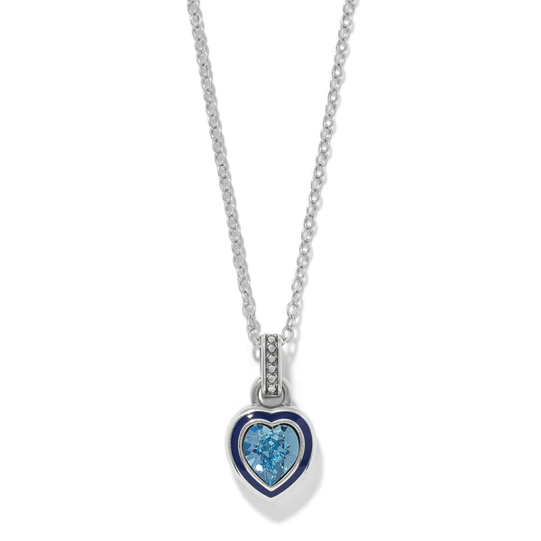 Halo Gemma Petite Heart Necklace