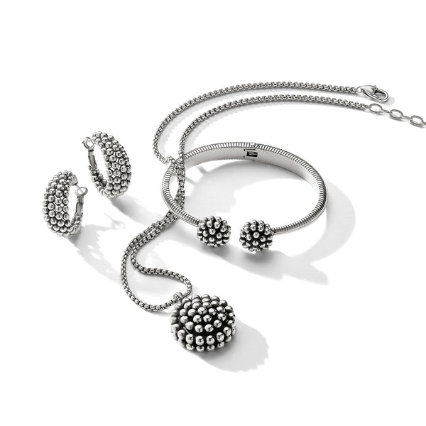 Pretty Tough Blossom Hoop Earrings