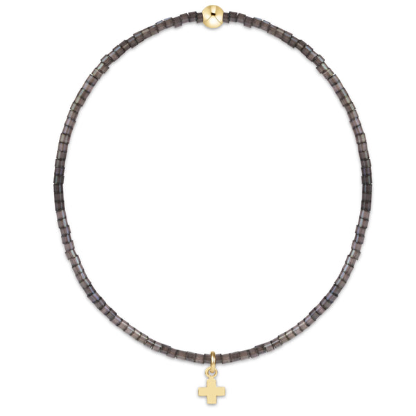 Hope Classic Moonlight Bracelet - Signature Cross Small Gold Charm
