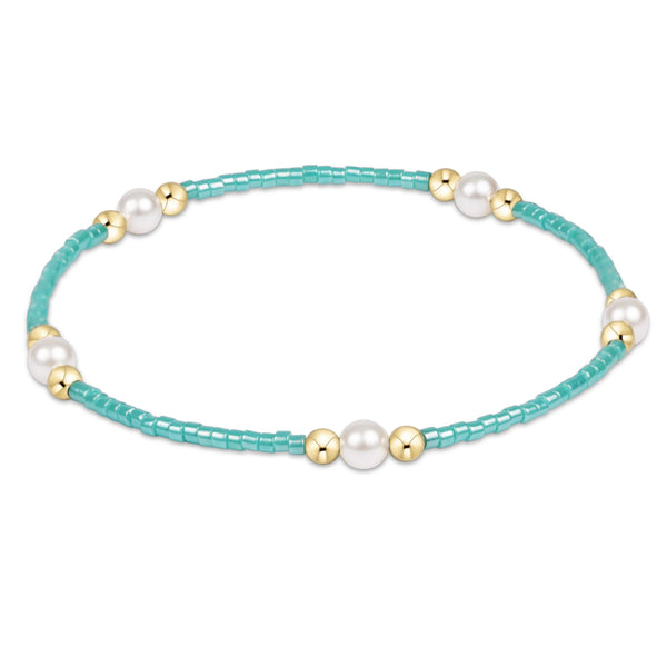 Hope Purpose Pearl Bracelet - sea glass