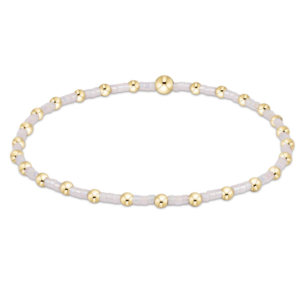 Hope Sincerity Bracelet -  silky white