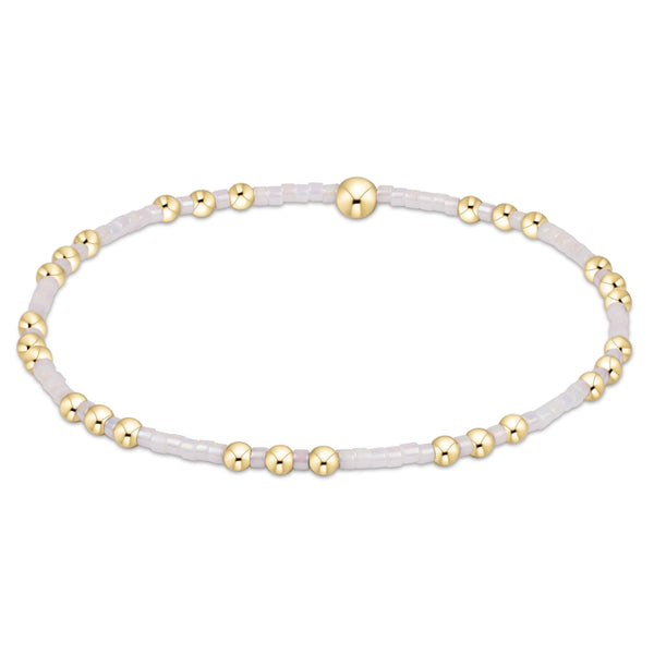 Hope Joy Bracelet - silky white