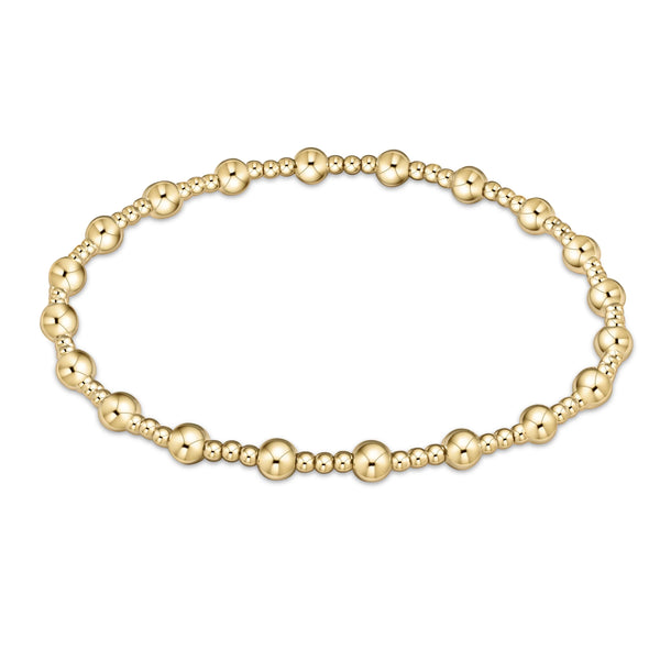 Classic Sincerity Pattern 4mm Bead Bracelet