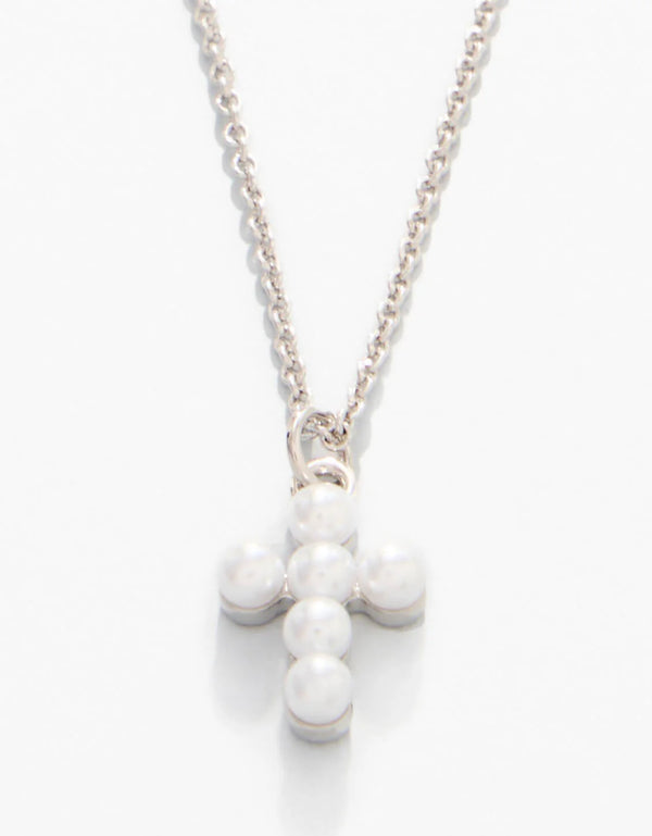Faith Pearl Cross Sea La Vie Necklace