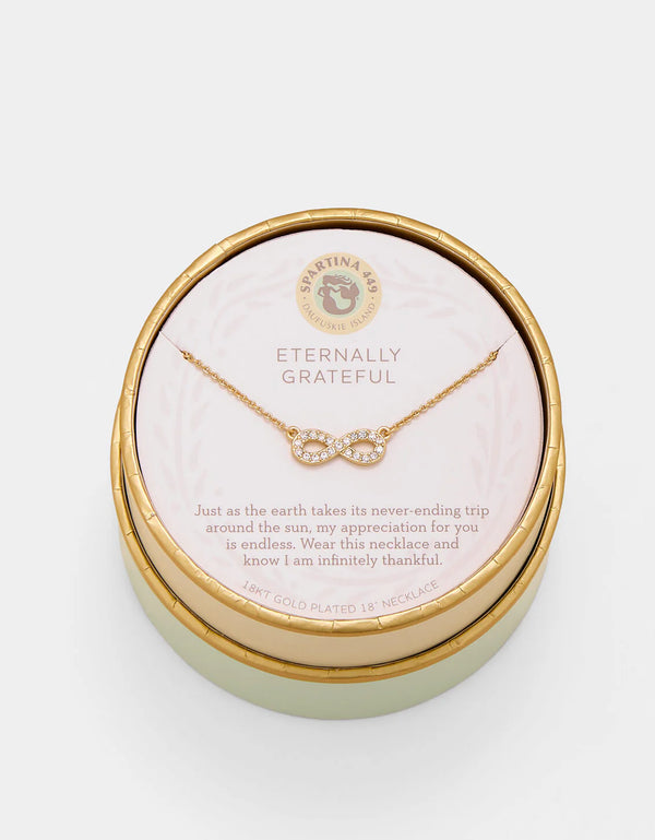 Eternally Grateful Infinity Sea La Vie Necklace