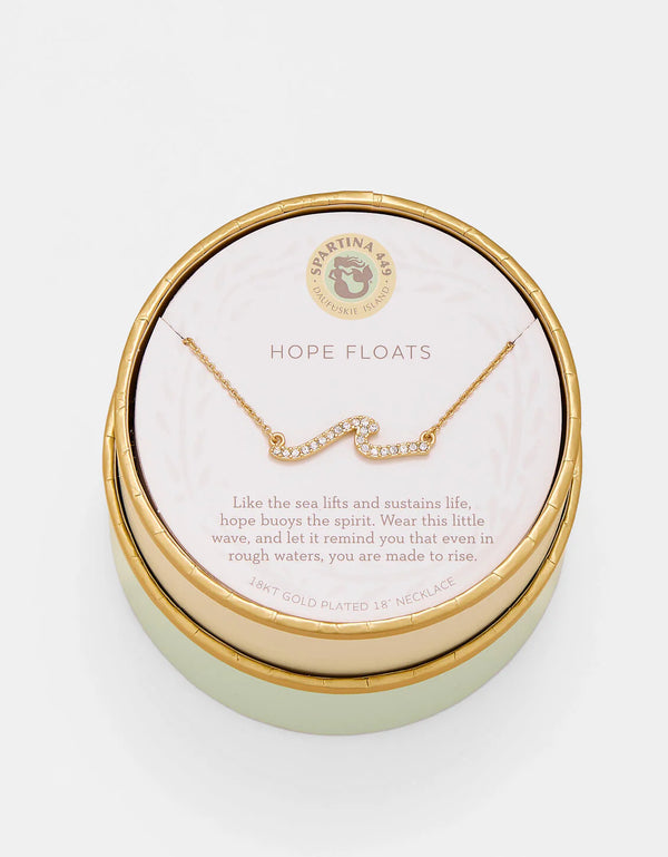 Hope Floats Wave Sea La Vie Necklace