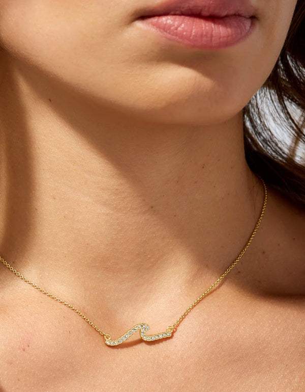 Hope Floats Wave Sea La Vie Necklace