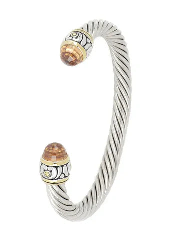 Nouveau Collection - Large Wire Cuff Bracelet