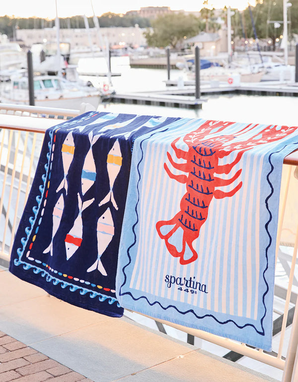 Flagler Sea Life Beach Towel