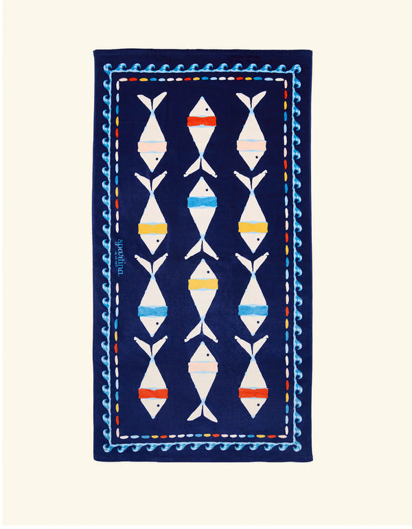 Flagler Resort Fish Beach Towel