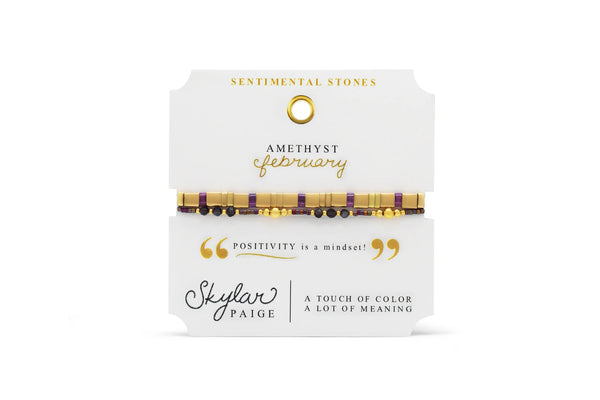 February/Amethyst - Sentimental Stones