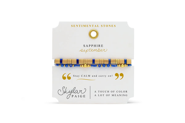 September/Sapphire - Sentimental Stones