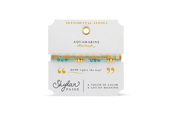 March/Aquamarine - Sentimental Stones