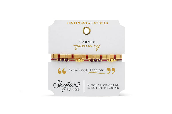 January/Garnet - Sentimental Stones