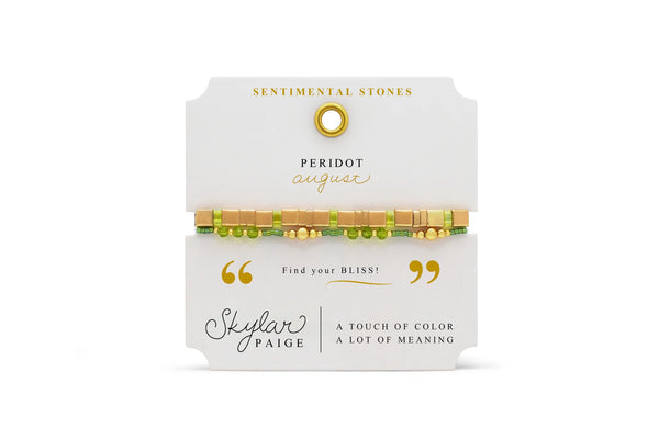 August/Peridot - Sentimental Stones