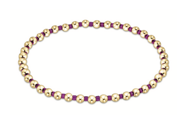 Hope Grateful Bracelet - Fuchsia