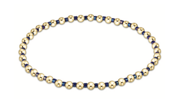 Hope Grateful Bracelet -Blue Metallic