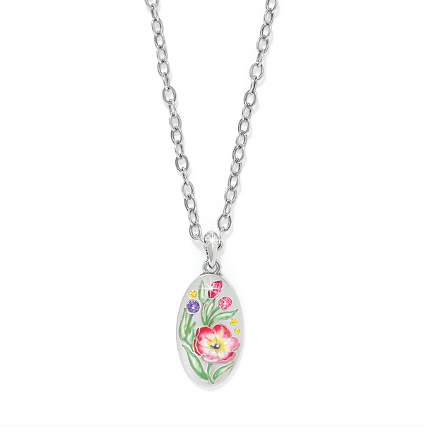 La Tulipe Flower Short Necklace