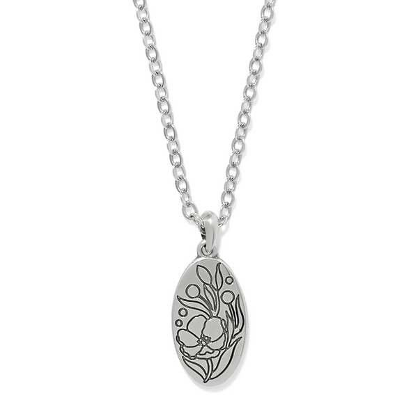 La Tulipe Flower Short Necklace