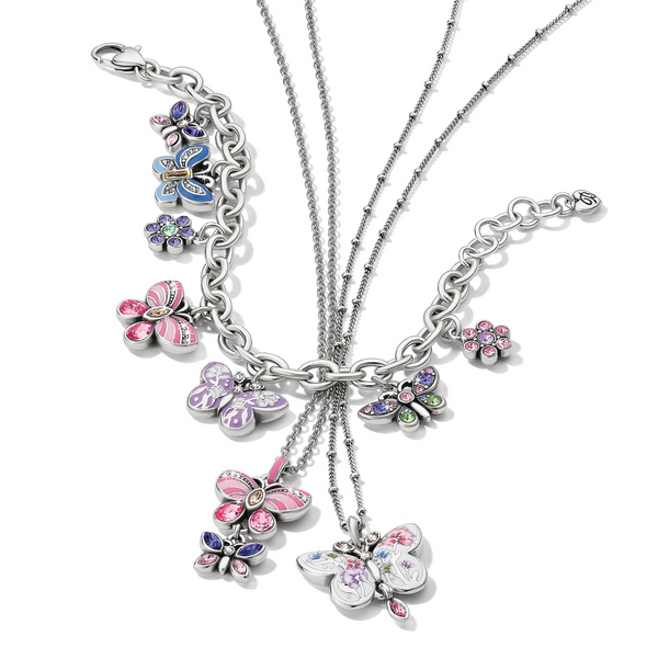 La Tulipe Butterfly Short Necklace