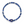 Load image into Gallery viewer, Love Messages B You Blue Stretch Bracelet
