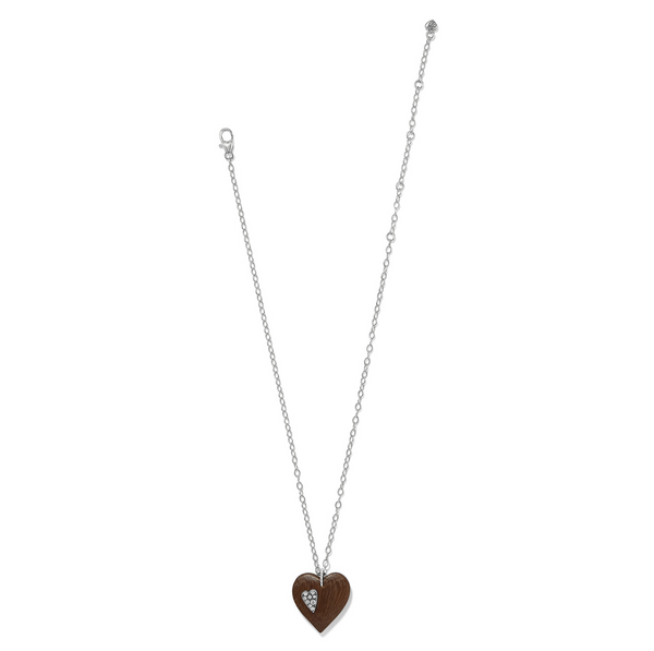Love Message B Love Wood Necklace