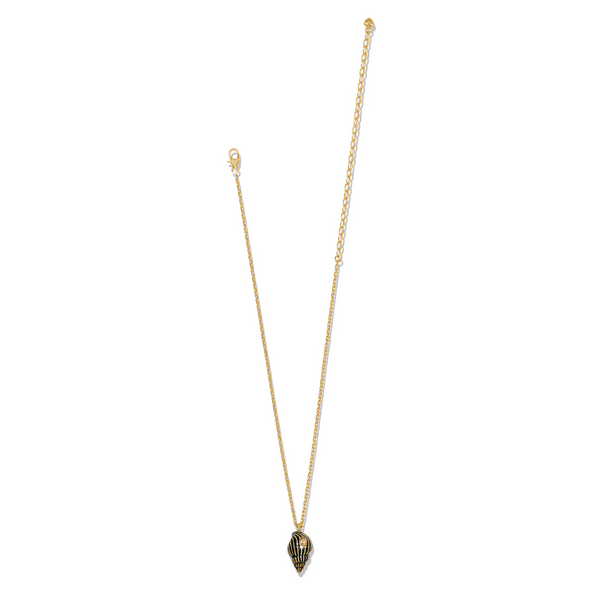 Twilight Waters Ebony Shell Necklace