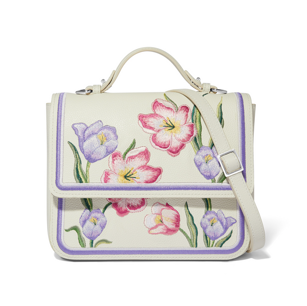 La Tulipe Violetta Flap Bag