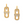 Load image into Gallery viewer, Meridian Aurora Link Post Drop Earrings
