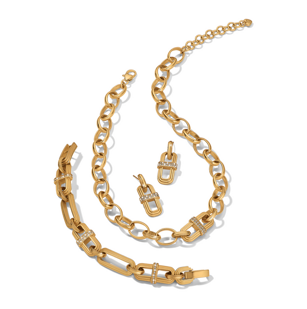 Meridian Aurora Link Post Drop Earrings