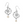 Load image into Gallery viewer, Lunar Tide Nautilus French Wire Earrings
