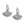 Load image into Gallery viewer, Lunar Tide Charm Hoop Earrings
