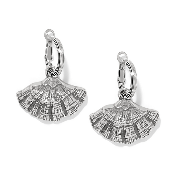 Lunar Tide Charm Hoop Earrings