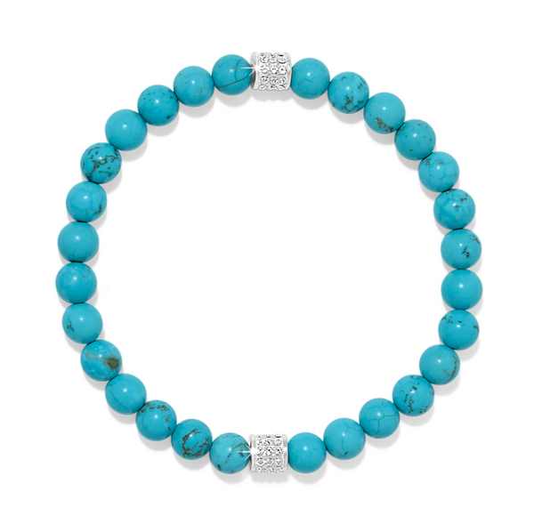 Meridian Petite Turquoise Stretch Bracelet