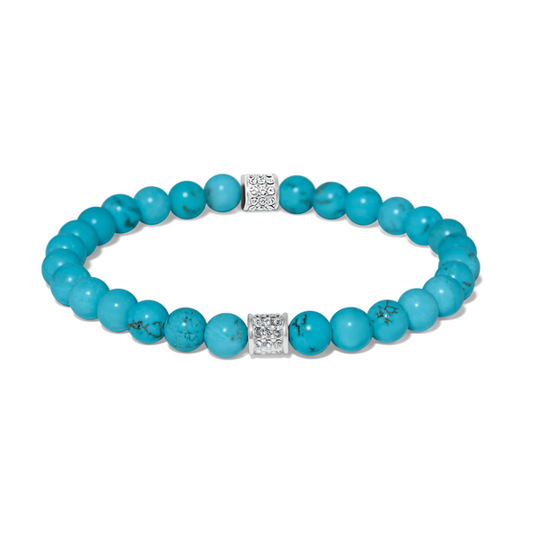 Meridian Petite Turquoise Stretch Bracelet