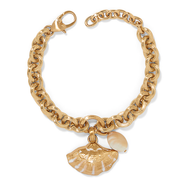 Solstice Shell Charm Bracelet