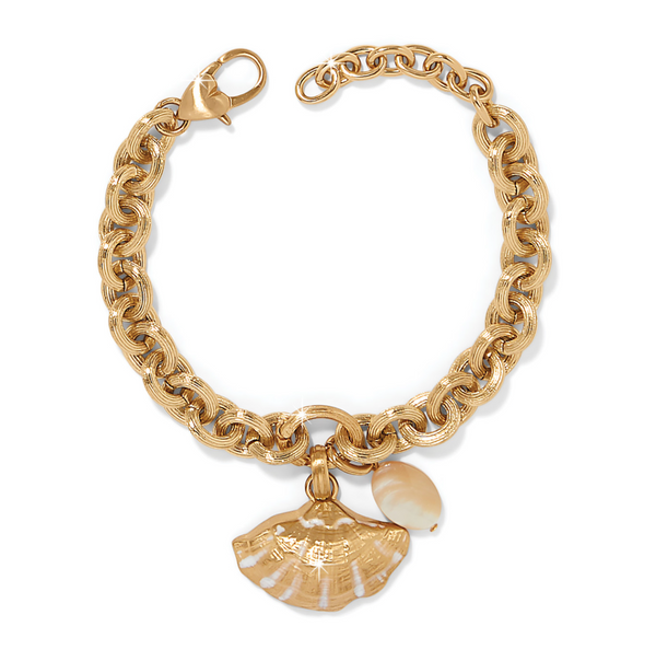 Solstice Shell Charm Bracelet