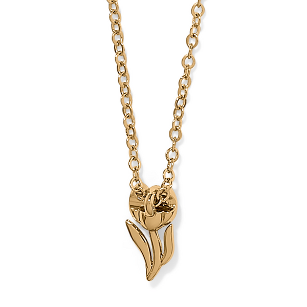 Enchanting Gem Tulip Necklace