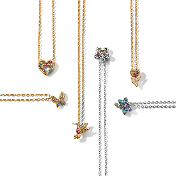 Enchanting Gem Tulip Necklace