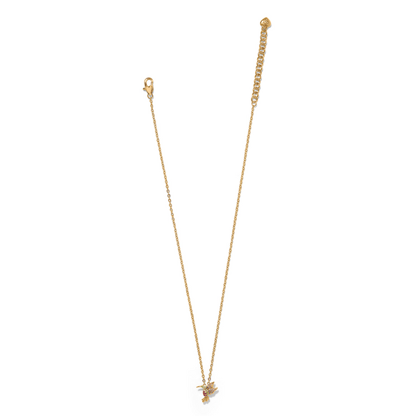 Enchanting Gem Hummingbird Necklace