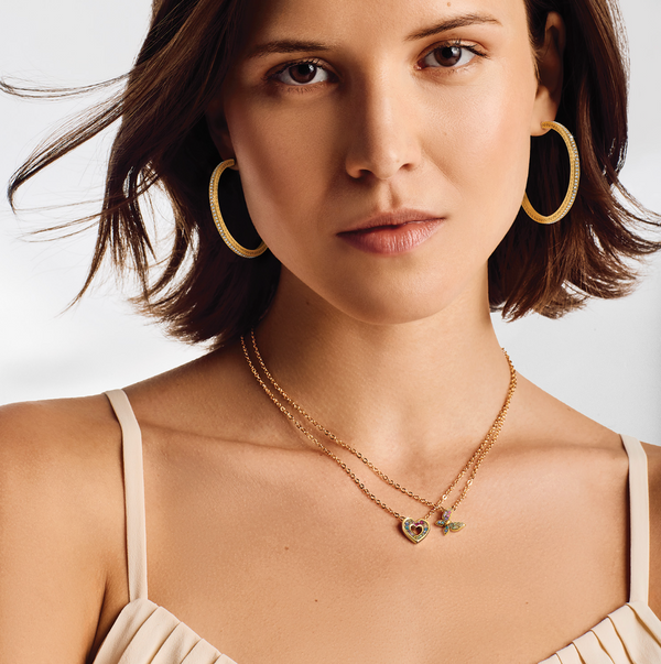 Enchanting Gem Hummingbird Necklace