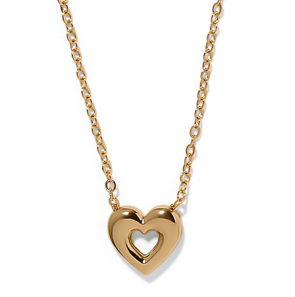 Enchanting Gem Heart Necklace