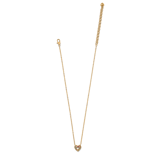 Enchanting Gem Heart Necklace