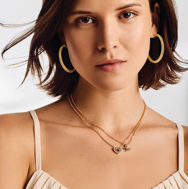 Enchanting Gem Heart Necklace