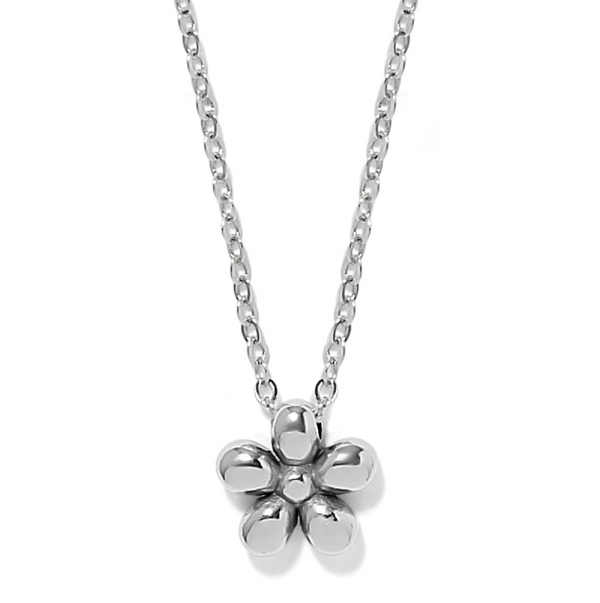 Enchanting Gem Flower Necklace