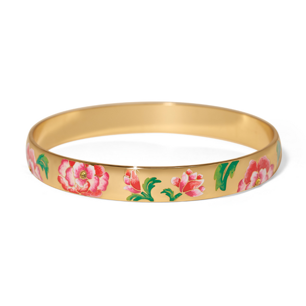Rose Petal Bangle Bracelet
