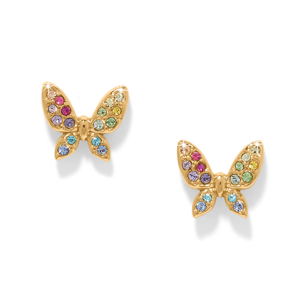 Enchanting Gem Butterfly Earrings