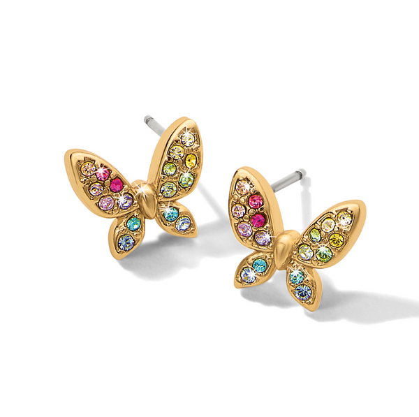 Enchanting Gem Butterfly Earrings